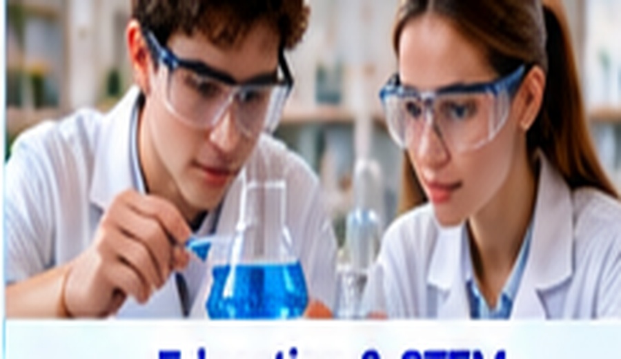 Students performing chemistry experiment