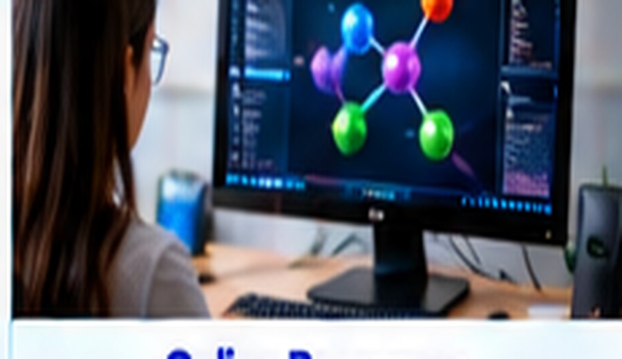 Chemistry molecular visualization on computer